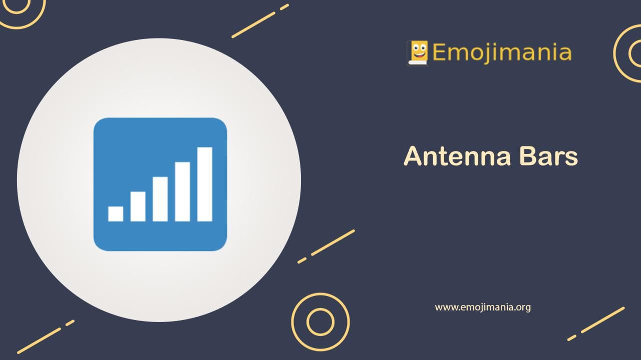 📶 Meaning Antenna Bars Emoji Copy and Paste