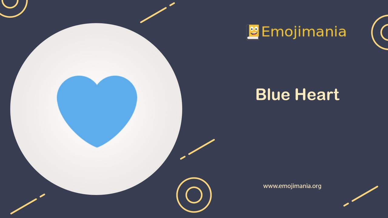 💙 Blue Heart emoji Copy & Paste Emojimania