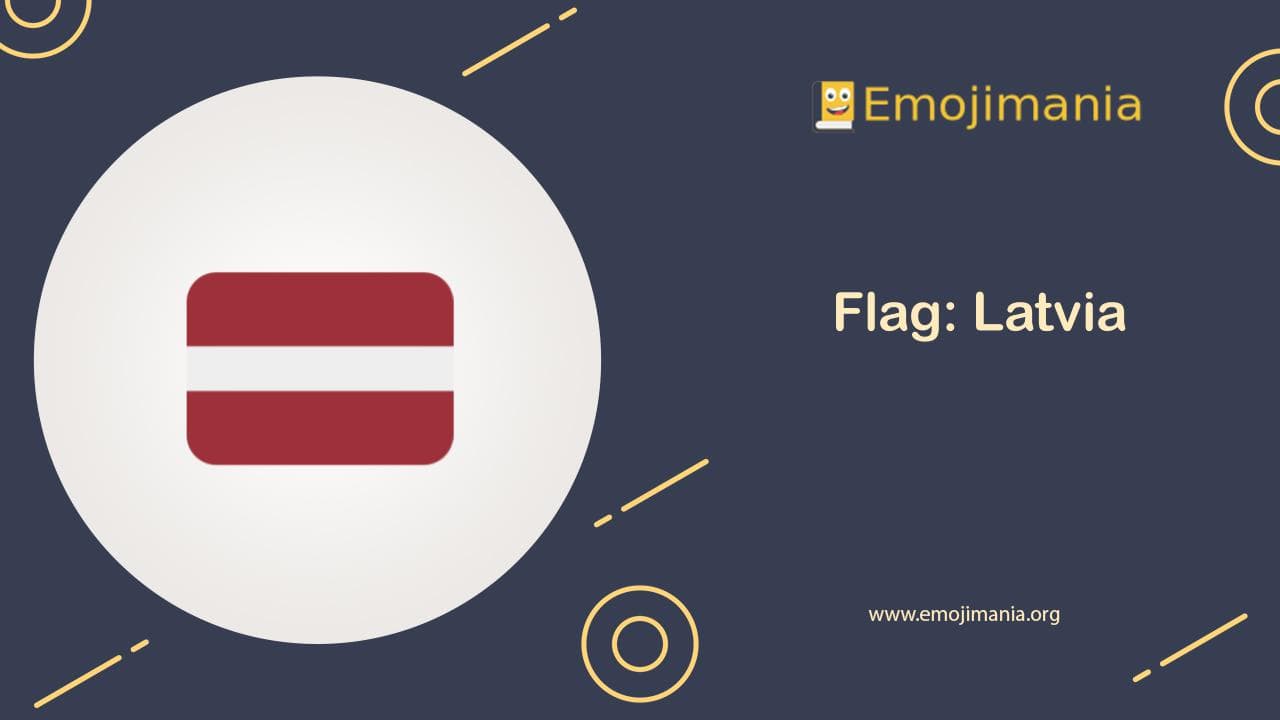 🇱🇻 Meaning Flag Latvia Emoji Copy and Paste