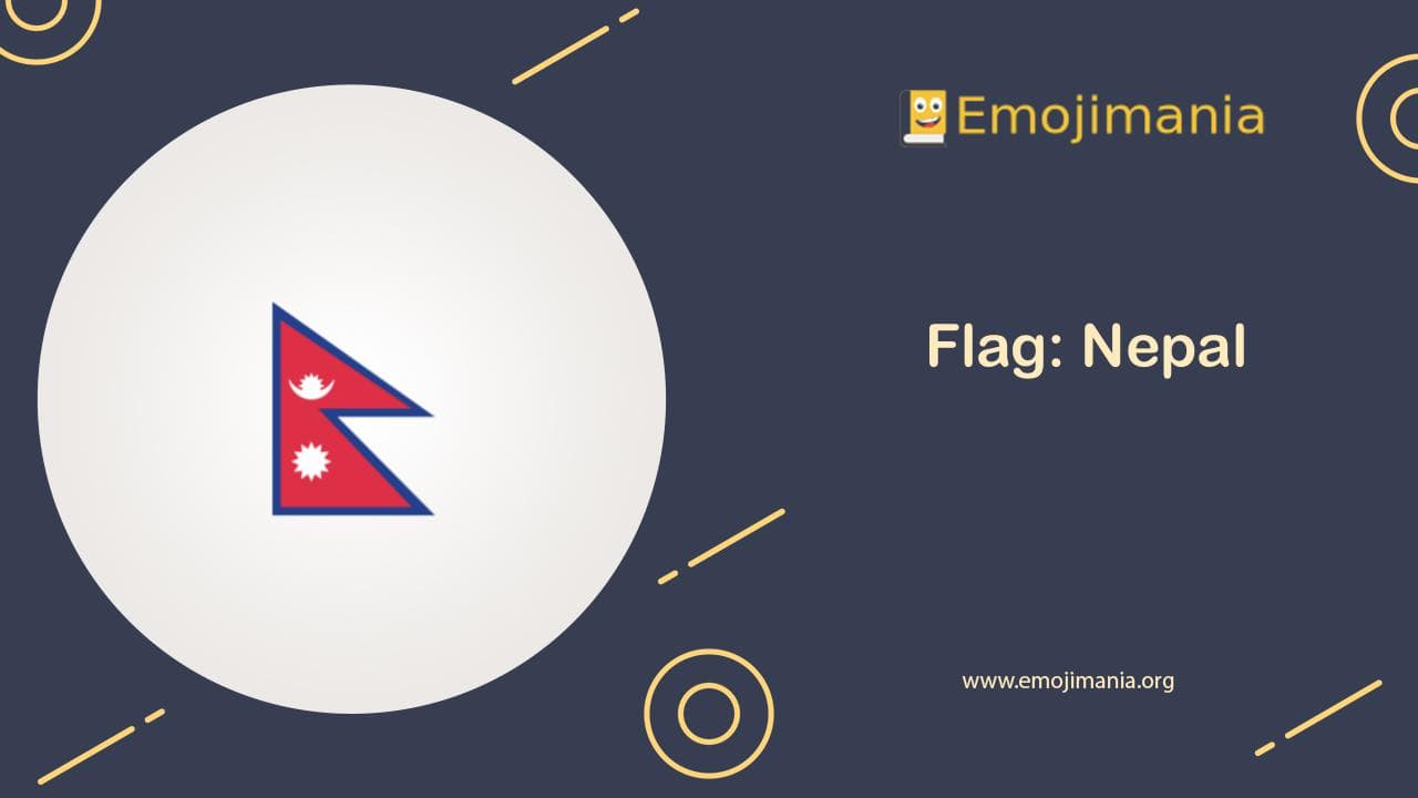 🇳🇵 Flag Nepal emoji Copy & Paste Emojimania