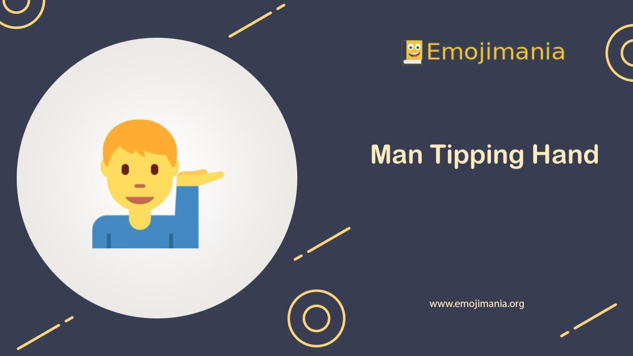 💁‍♂️ Meaning Man Tipping Hand Emoji Copy and Paste