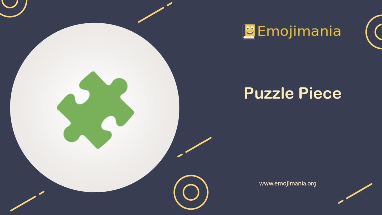 🧩 Meaning Puzzle Piece Emoji Copy and Paste