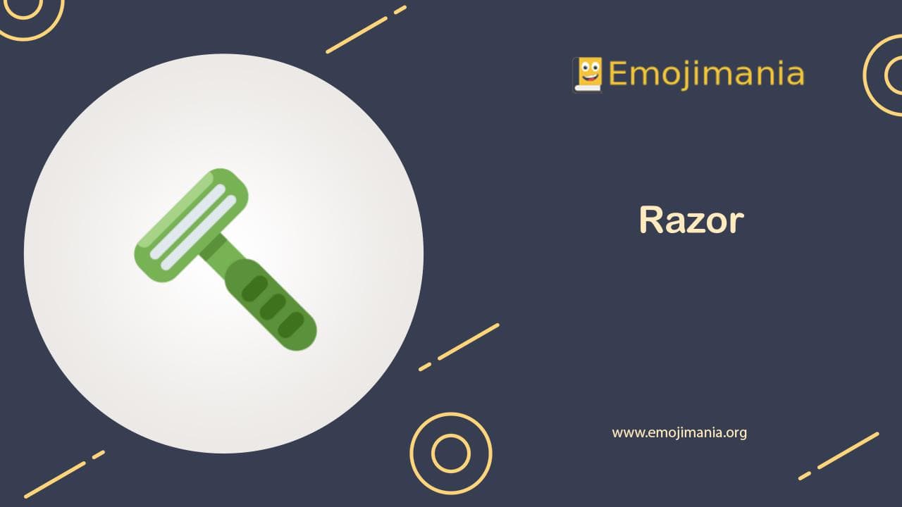 🪒 Razor emoji Copy & Paste Emojimania