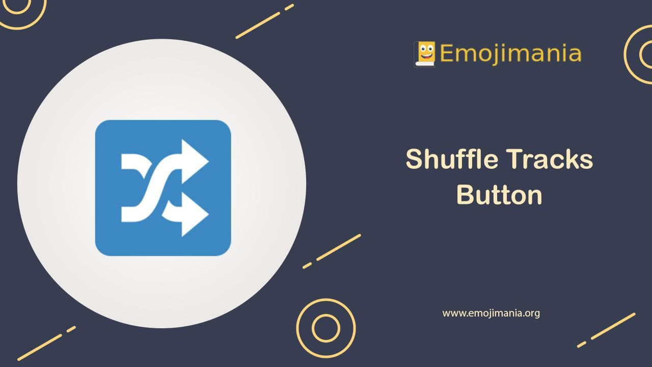 🔀 Shuffle Tracks Button emoji Copy & Paste Emojimania