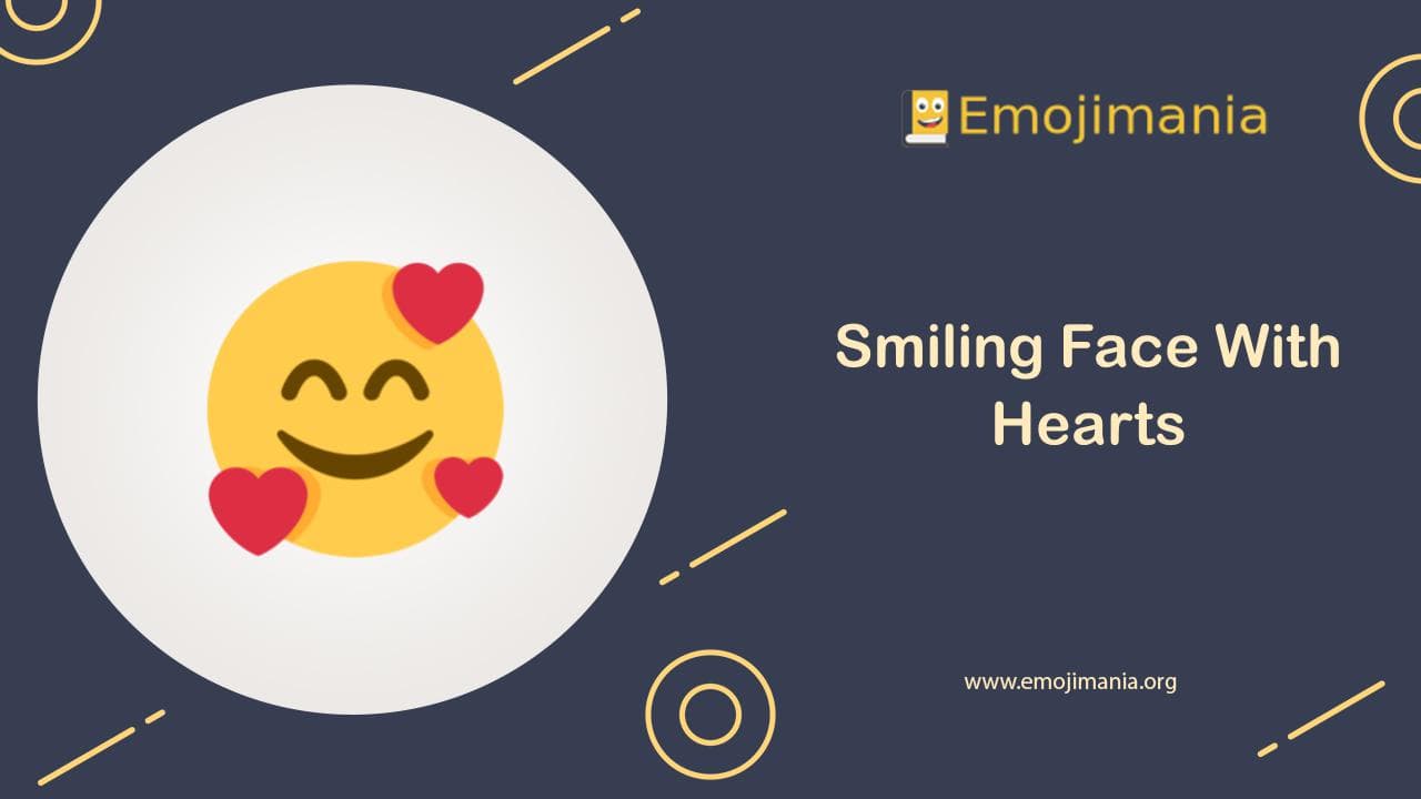 🥰 Smiling Face With Hearts emoji Copy & Paste Emojimania