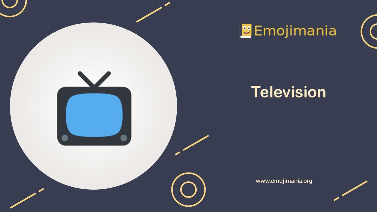 📺 Meaning Television Emoji Copy and Paste