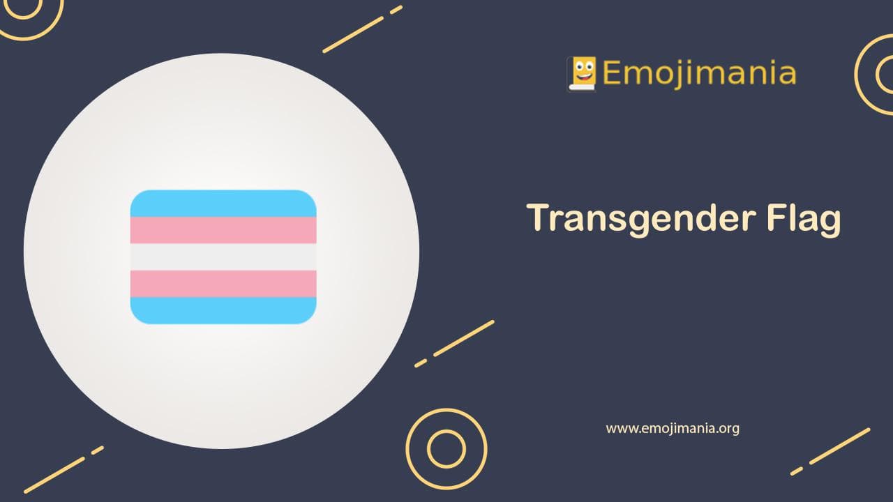 🏳️‍⚧️ Meaning | Transgender Flag Emoji | Copy and Paste