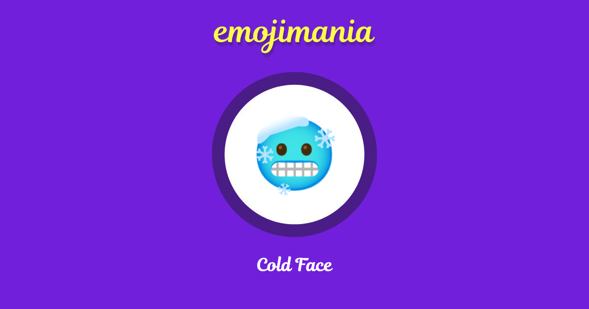 🥶 Cold Face emoji Copy & Paste Emojimania