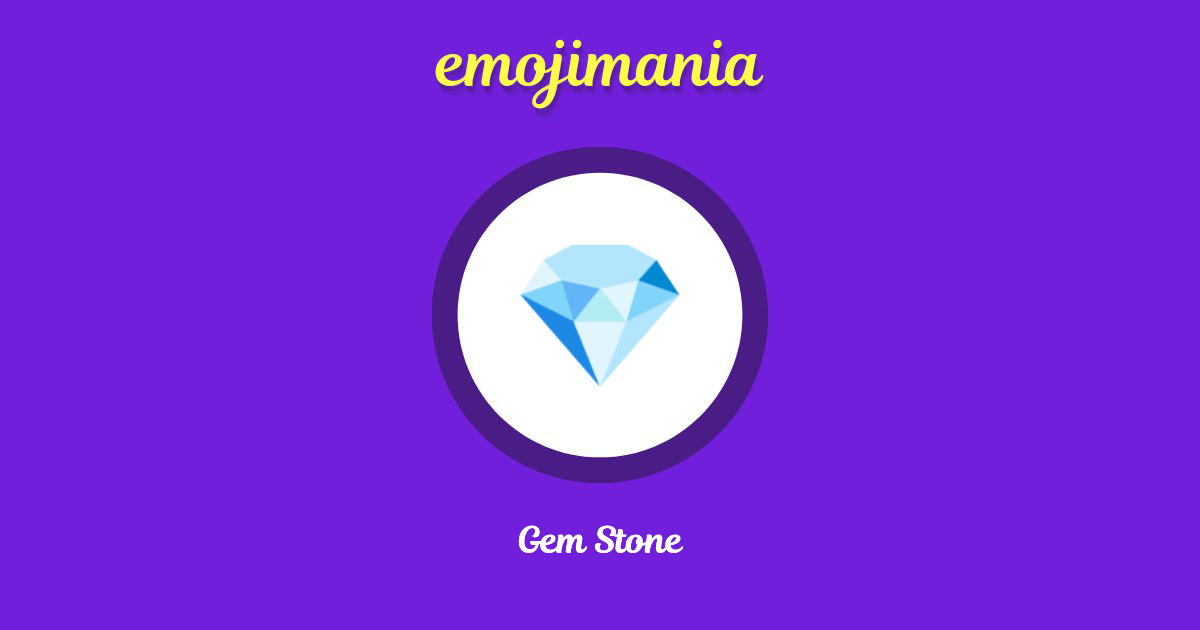 Gem Stone Emoji copy and paste