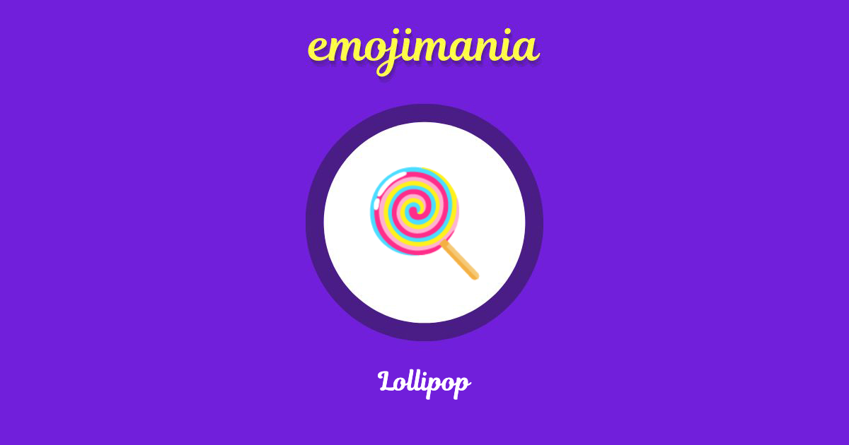 Lollipop Emoji copy and paste