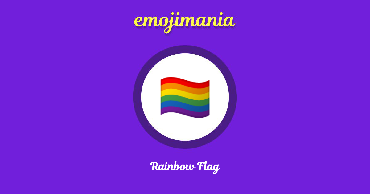 🏳️‍🌈 Rainbow Flag emoji Copy & Paste Emojimania