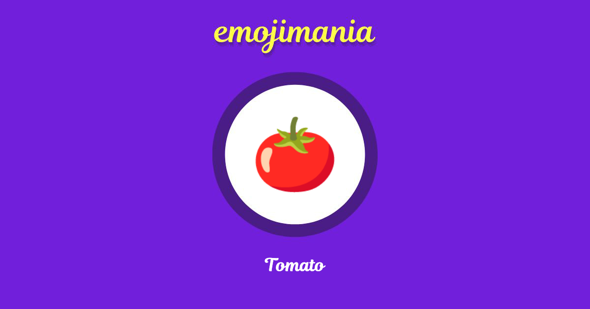 🍅 Tomato emoji Copy & Paste Emojimania