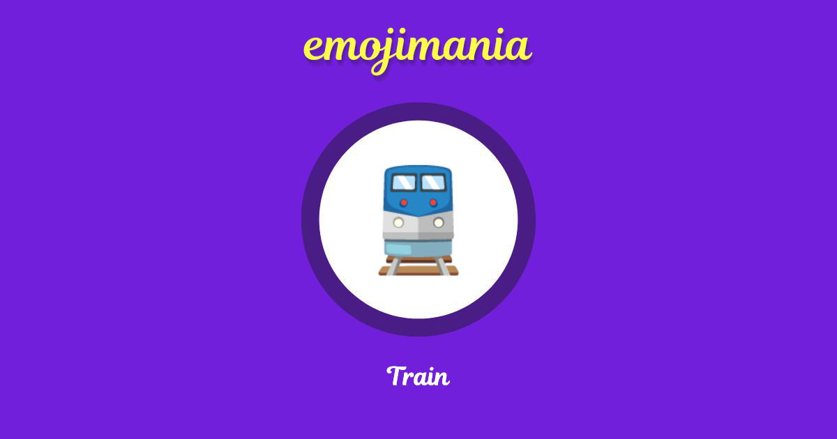 Train Emoji copy and paste