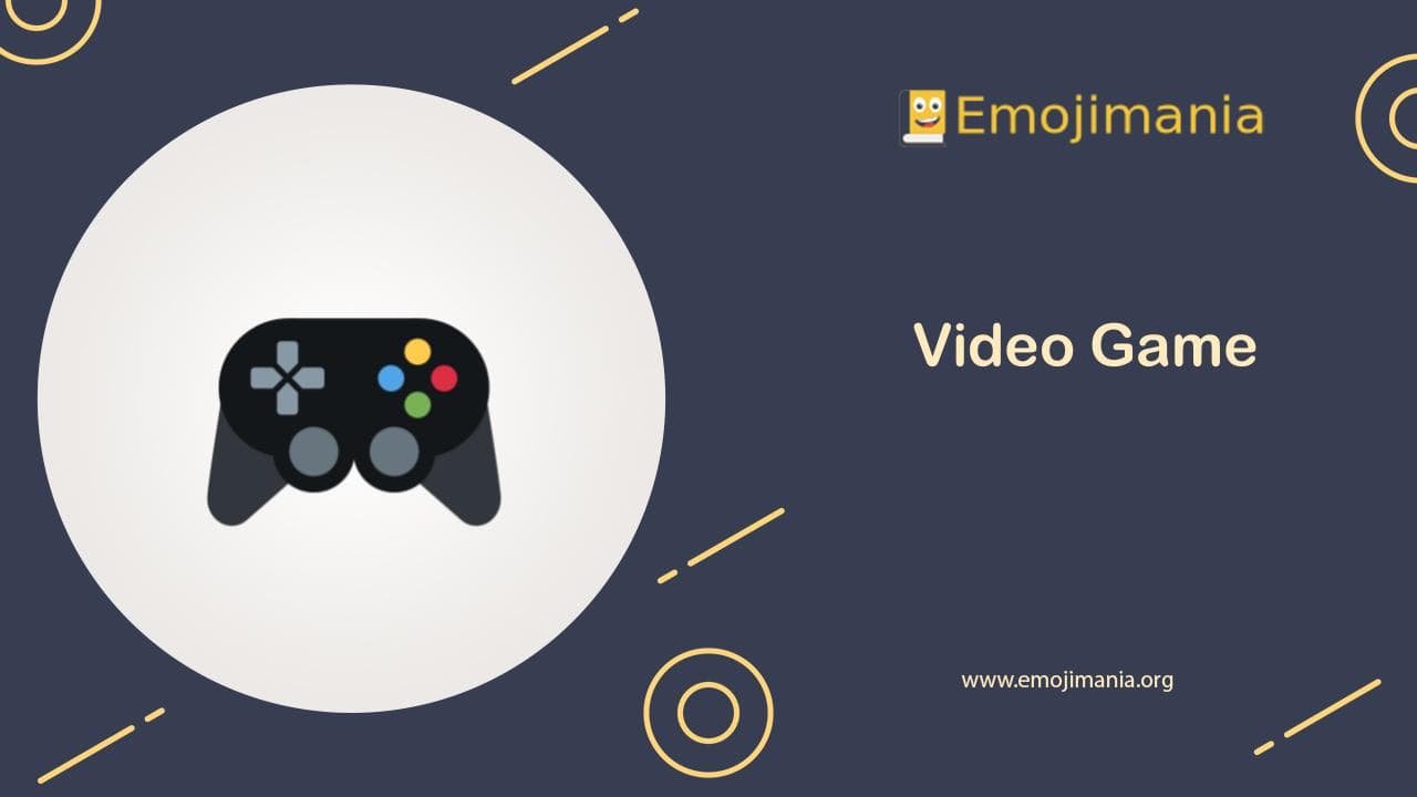 🎮 Meaning Video Game Emoji Copy and Paste