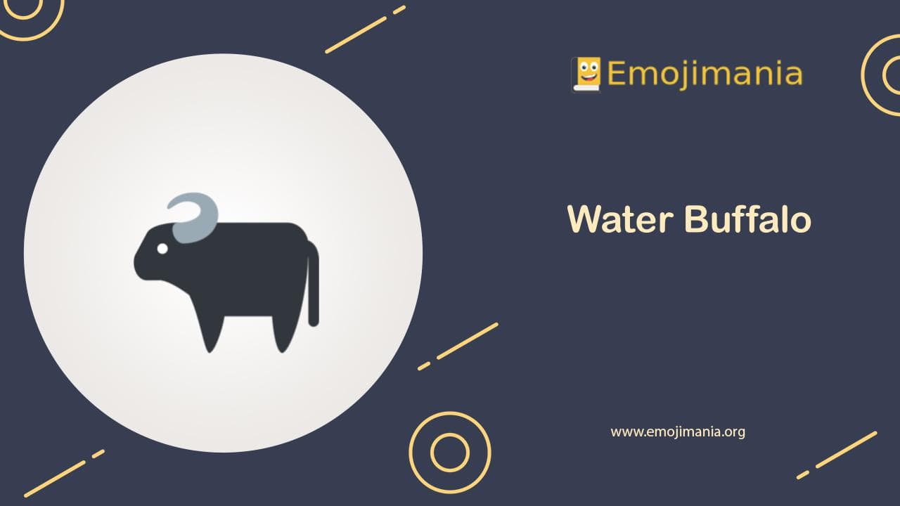 🐃 Meaning Water Buffalo Emoji Copy and Paste