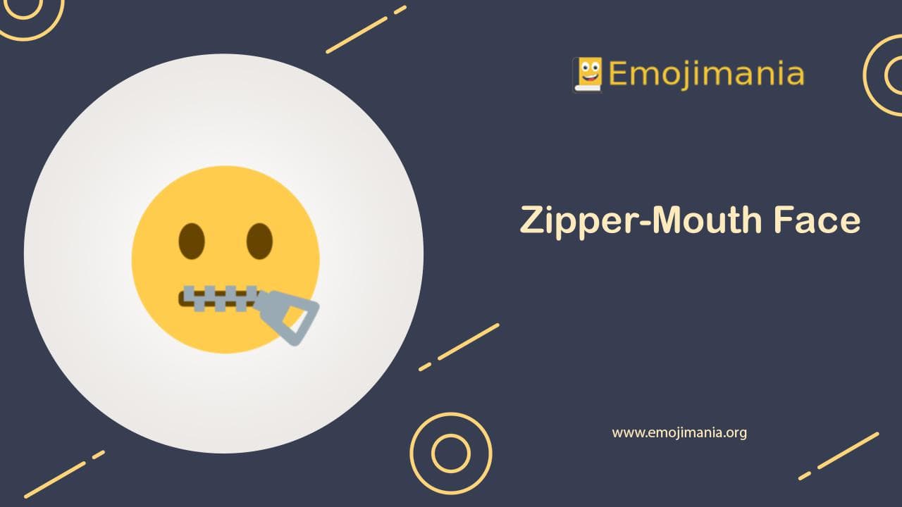 🤐 Meaning ZipperMouth Face Emoji Copy and Paste