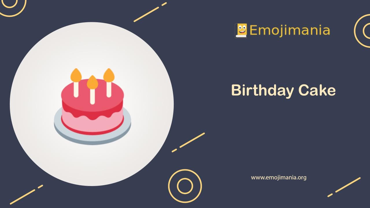 Birthday Cake Emoji