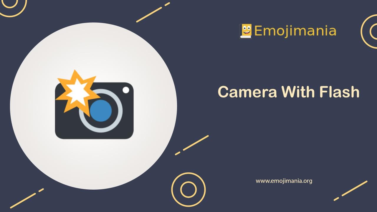 Camera With Flash Emoji
