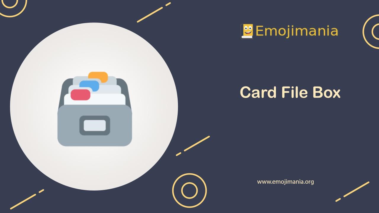 Card File Box Emoji