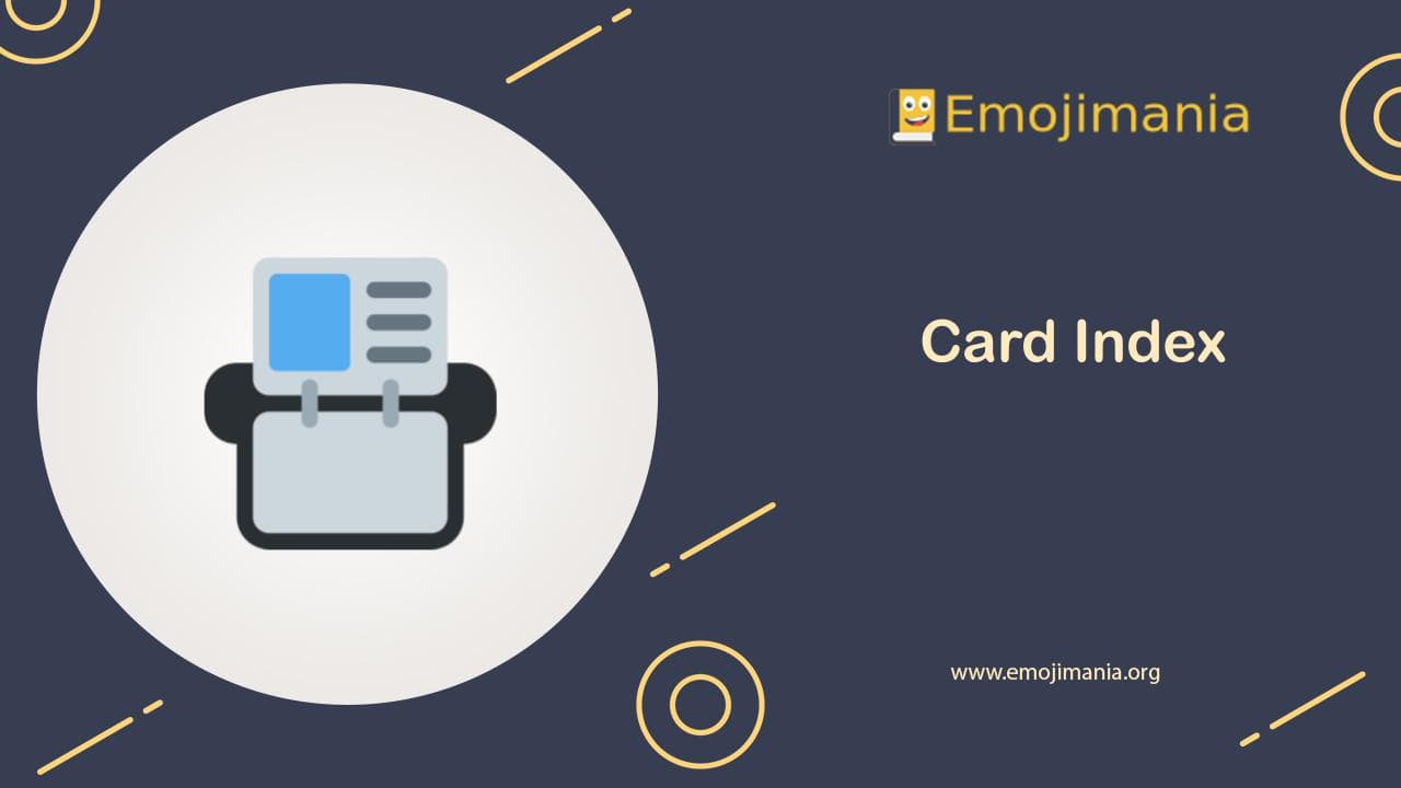 Card Index Emoji