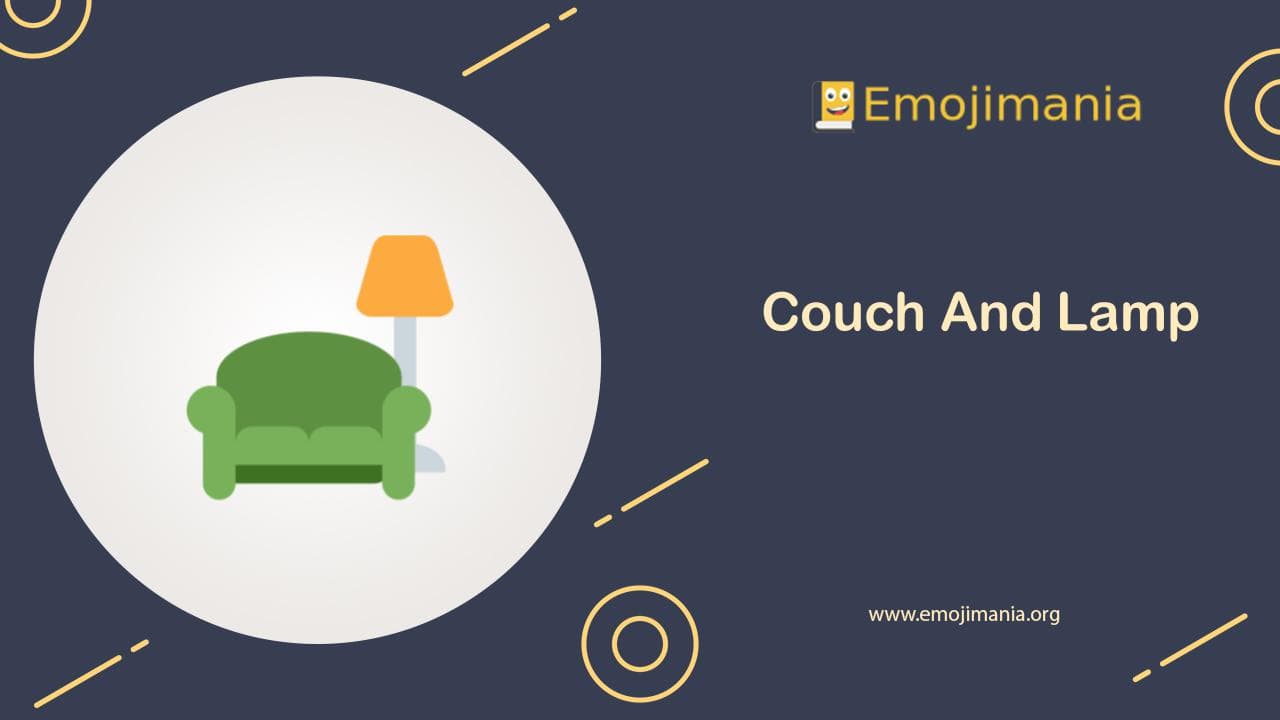 Couch And Lamp Emoji