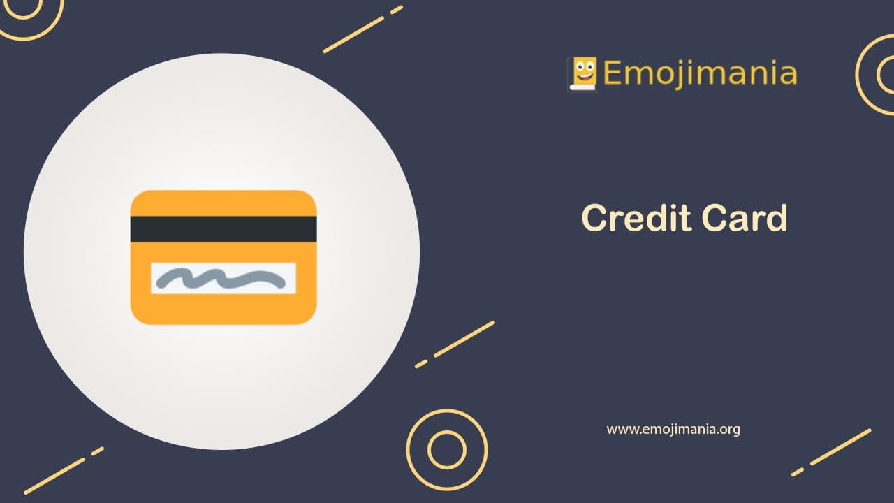 Credit Card Emoji