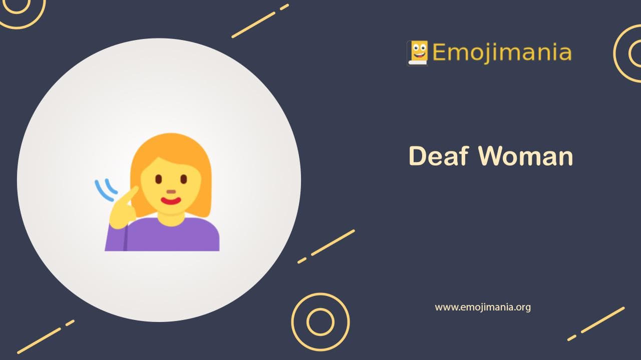 Deaf Woman Emoji