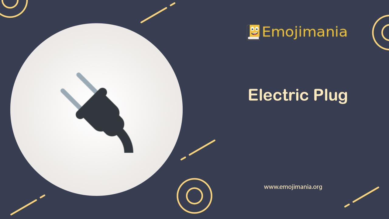 Electric Plug Emoji
