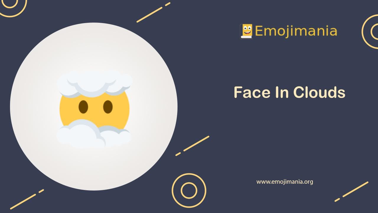 Face In Clouds Emoji