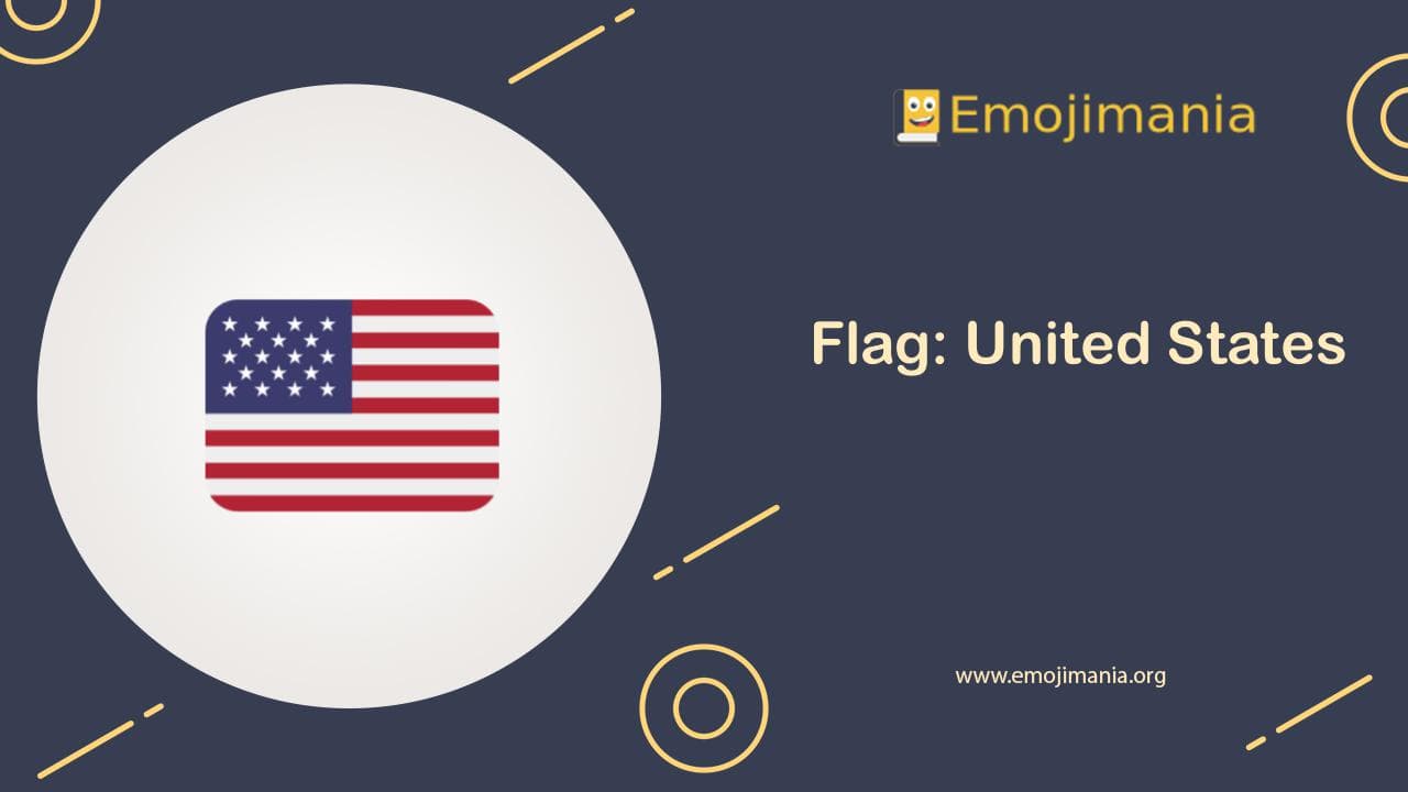 Flag: United States Emoji