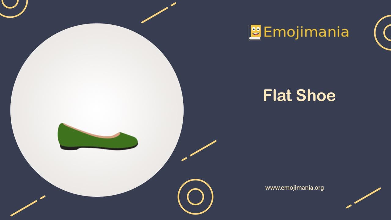 Flat Shoe Emoji