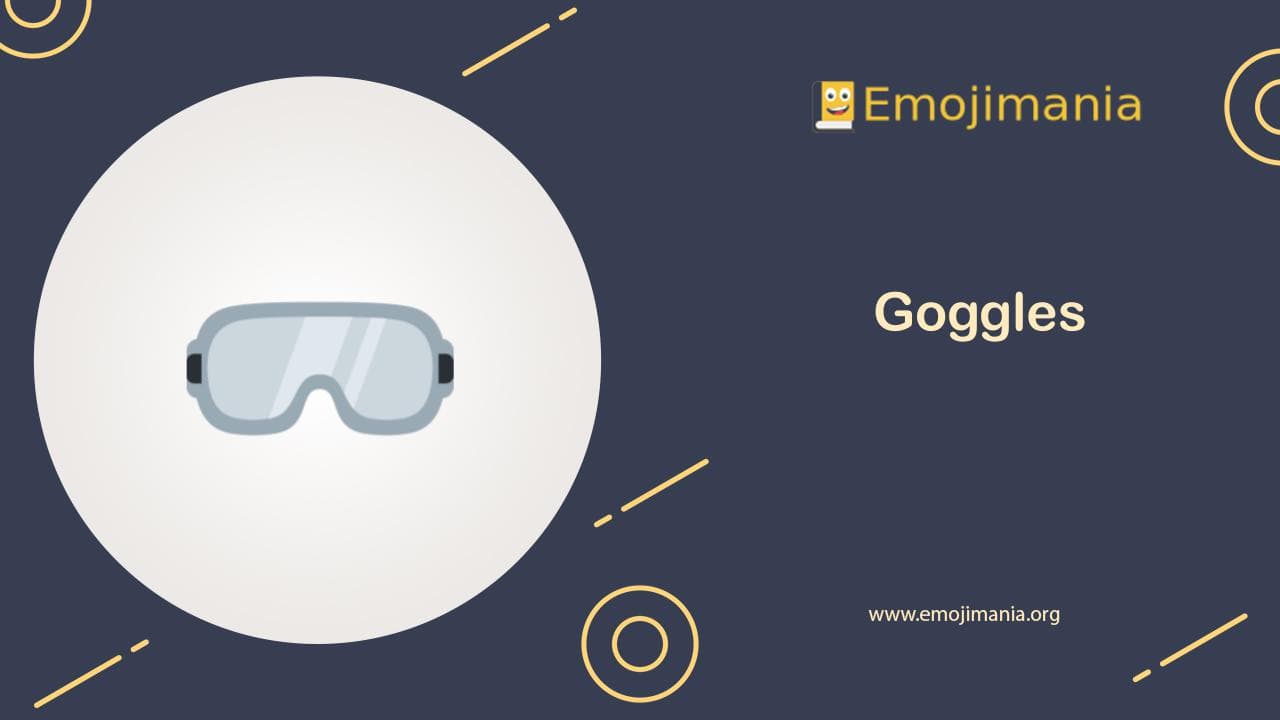Goggles Emoji