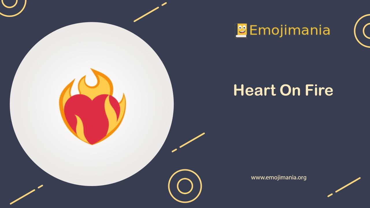 Heart On Fire Emoji