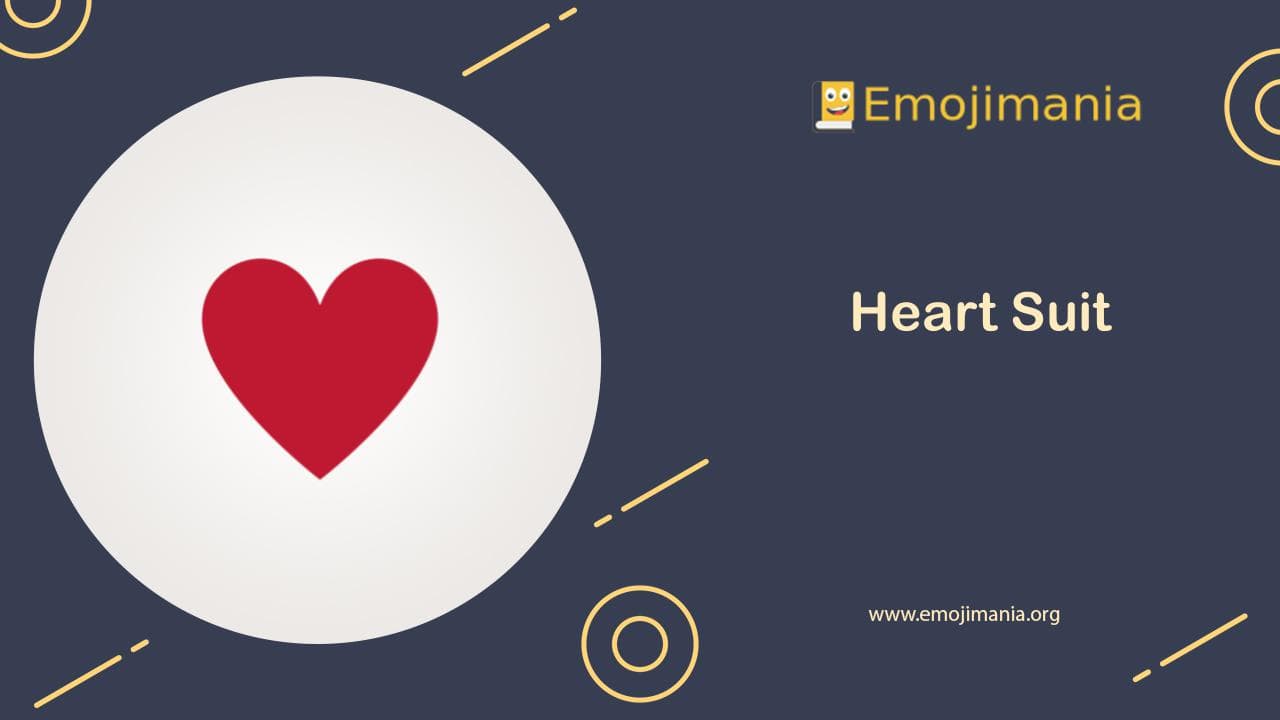 Heart Suit Emoji