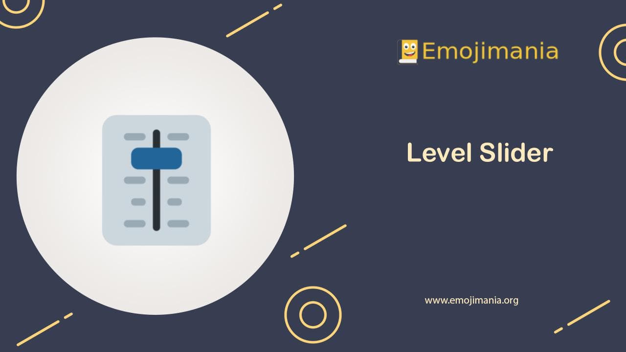 Level Slider Emoji