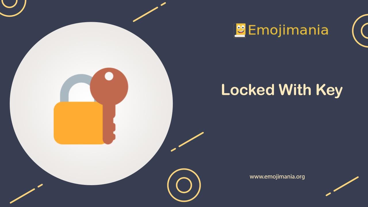 Locked With Key Emoji