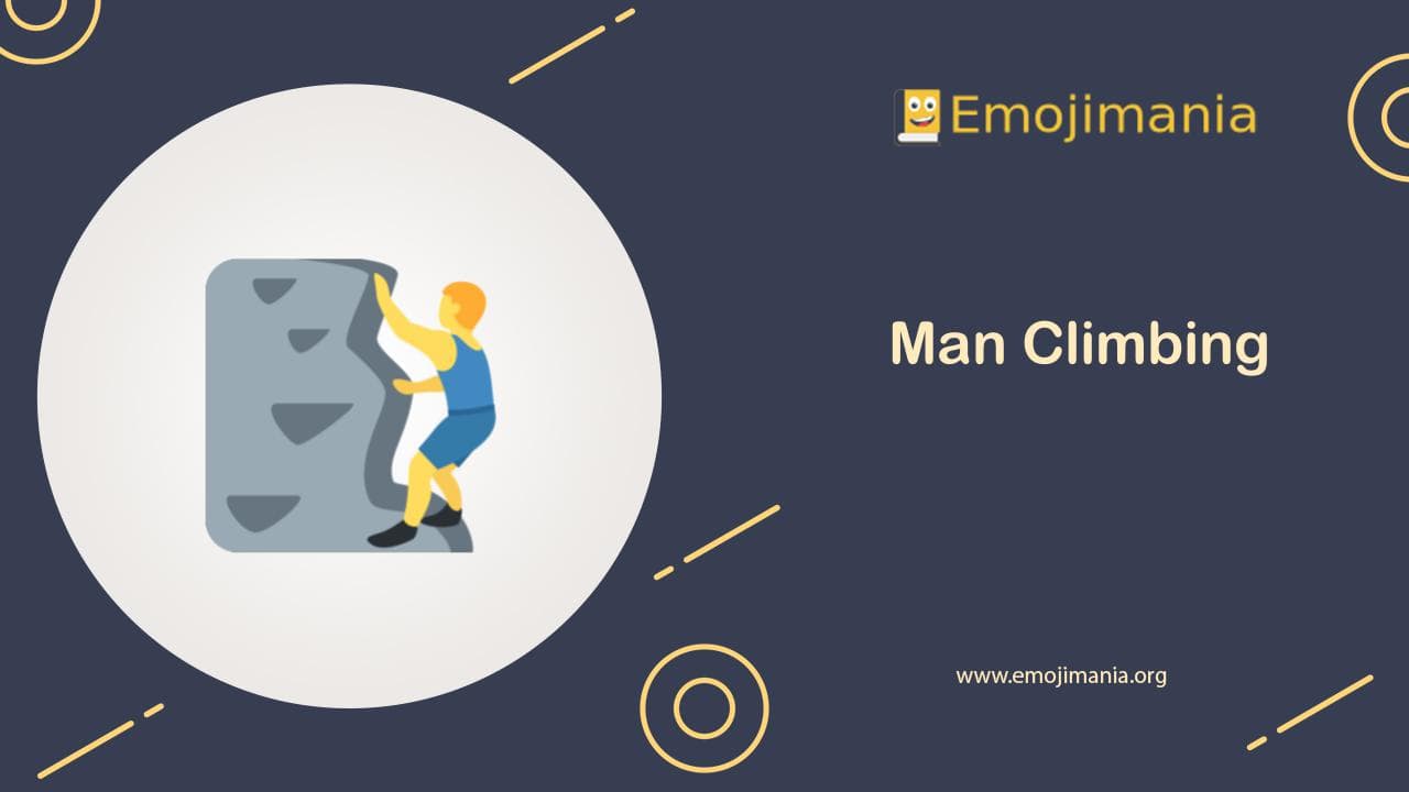 Man Climbing Emoji