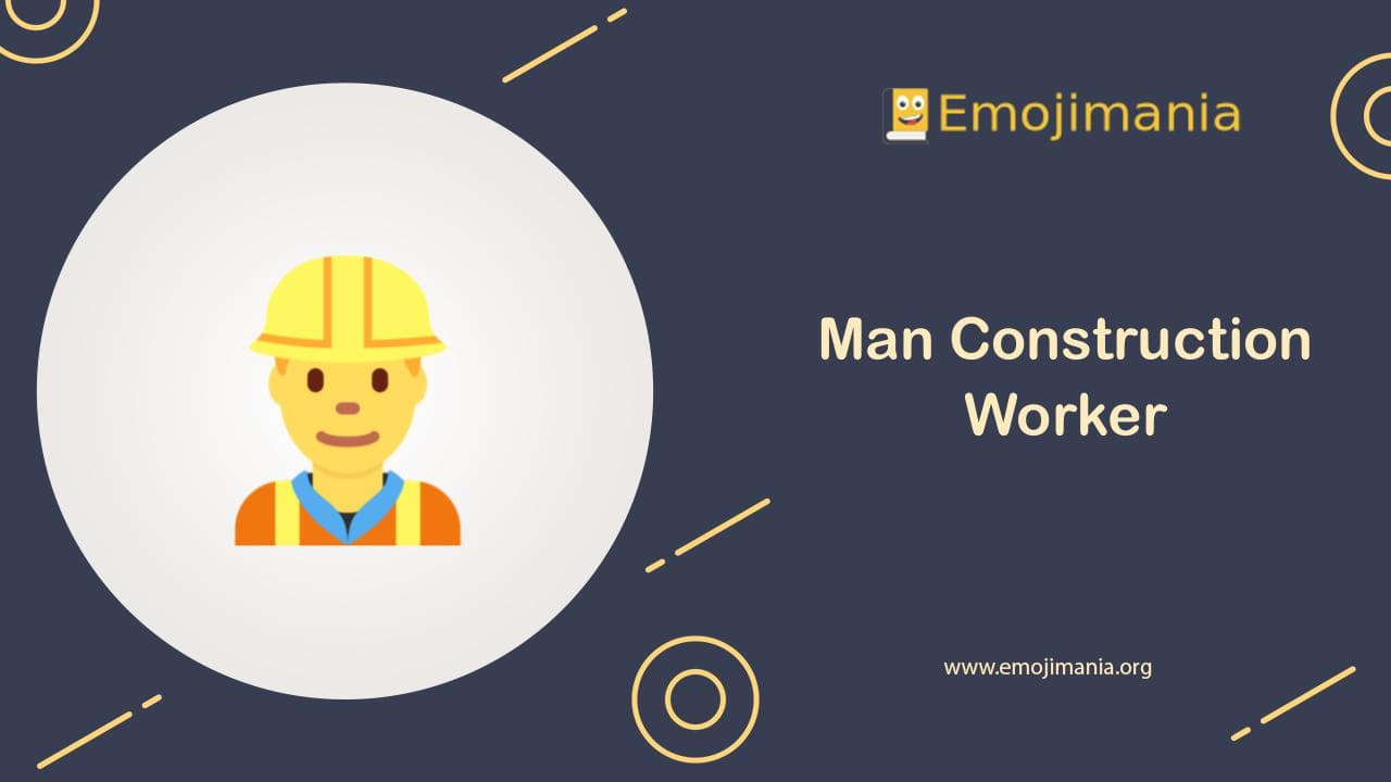 Man Construction Worker Emoji