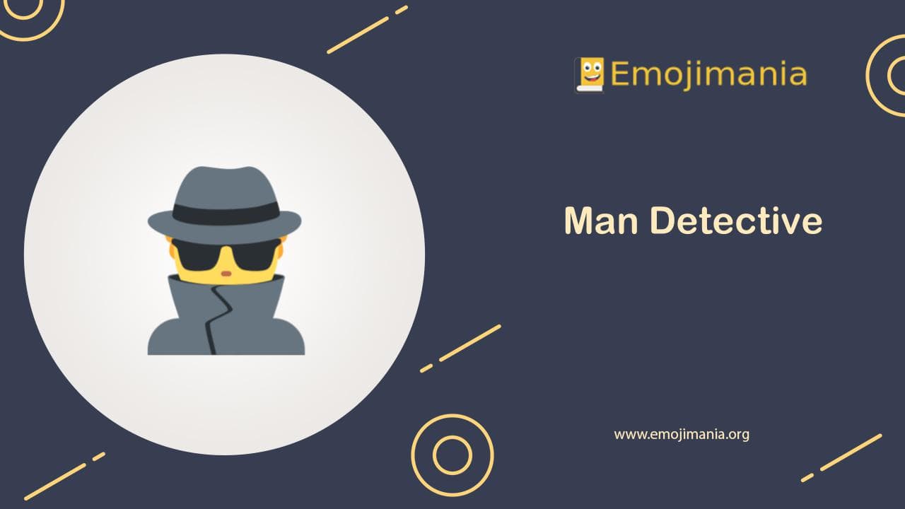 Man Detective Emoji