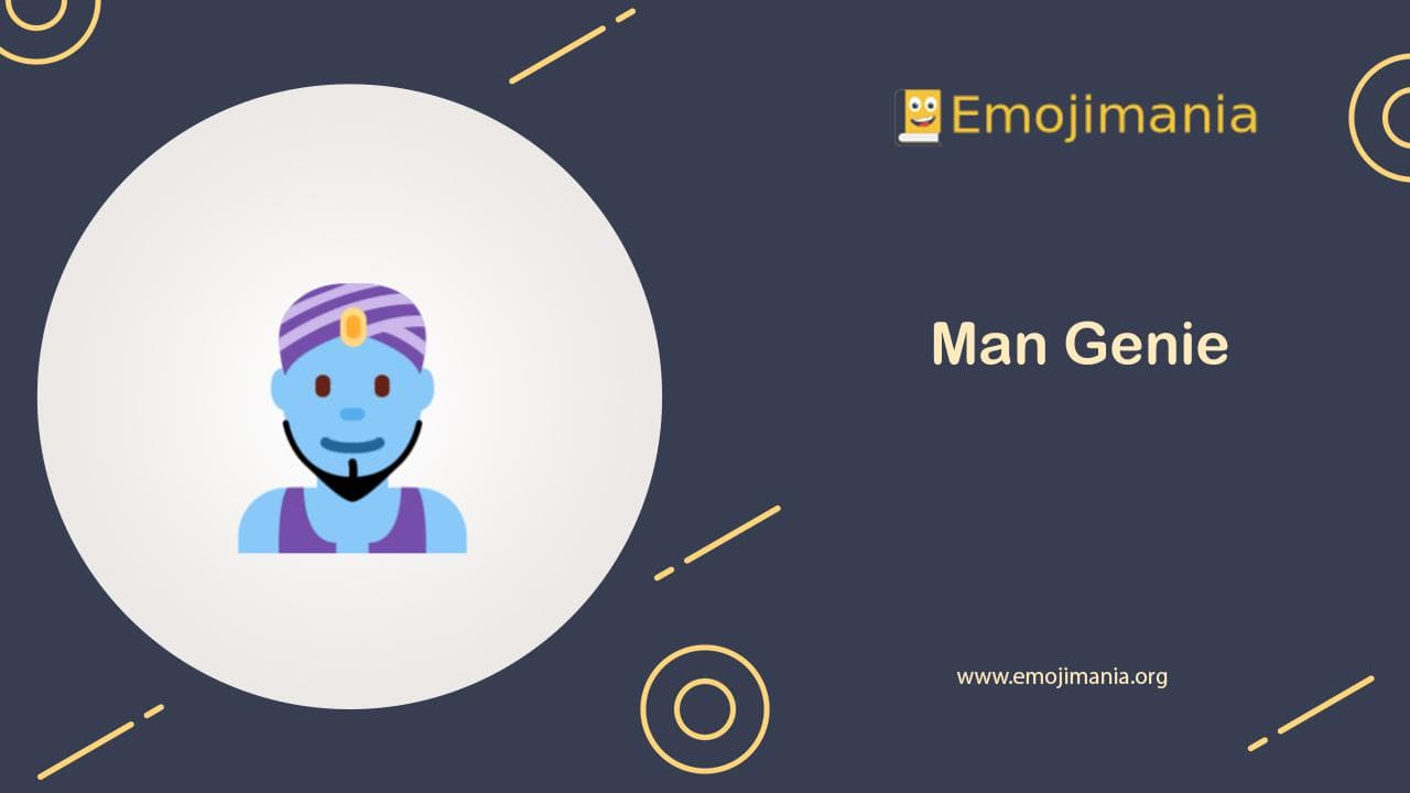 Man Genie Emoji