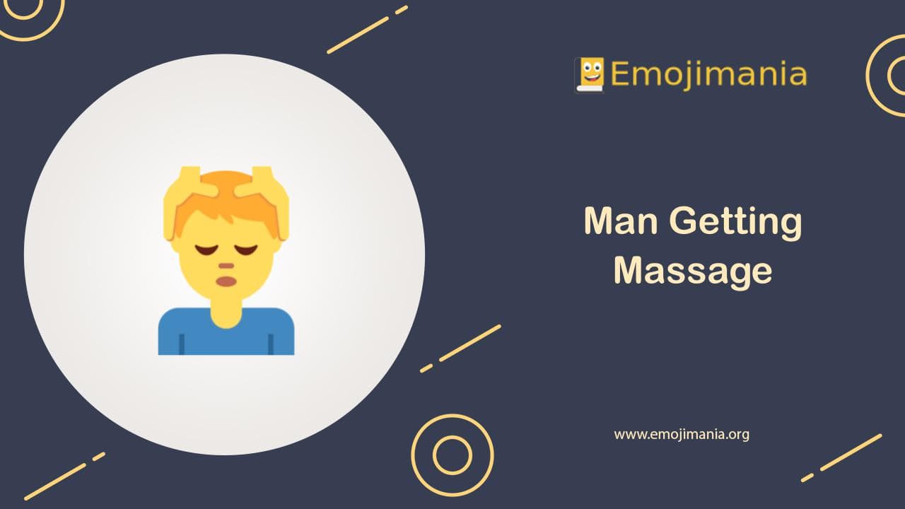 Man Getting Massage Emoji