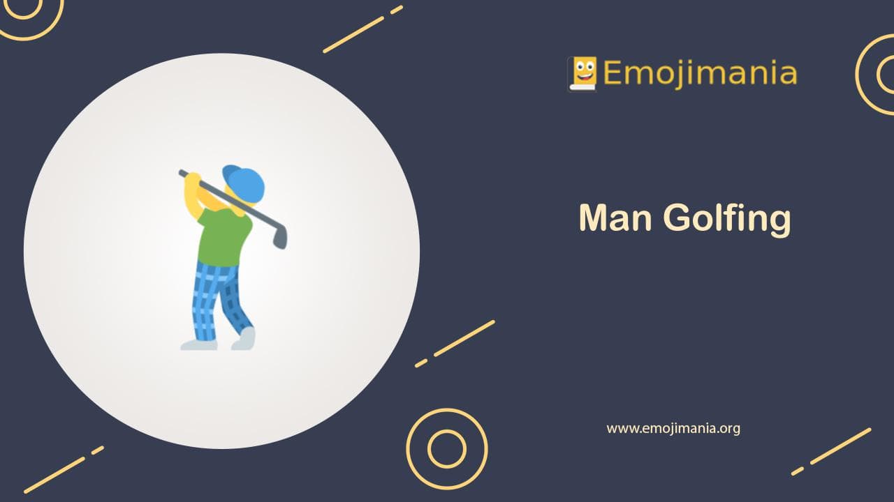 Man Golfing Emoji