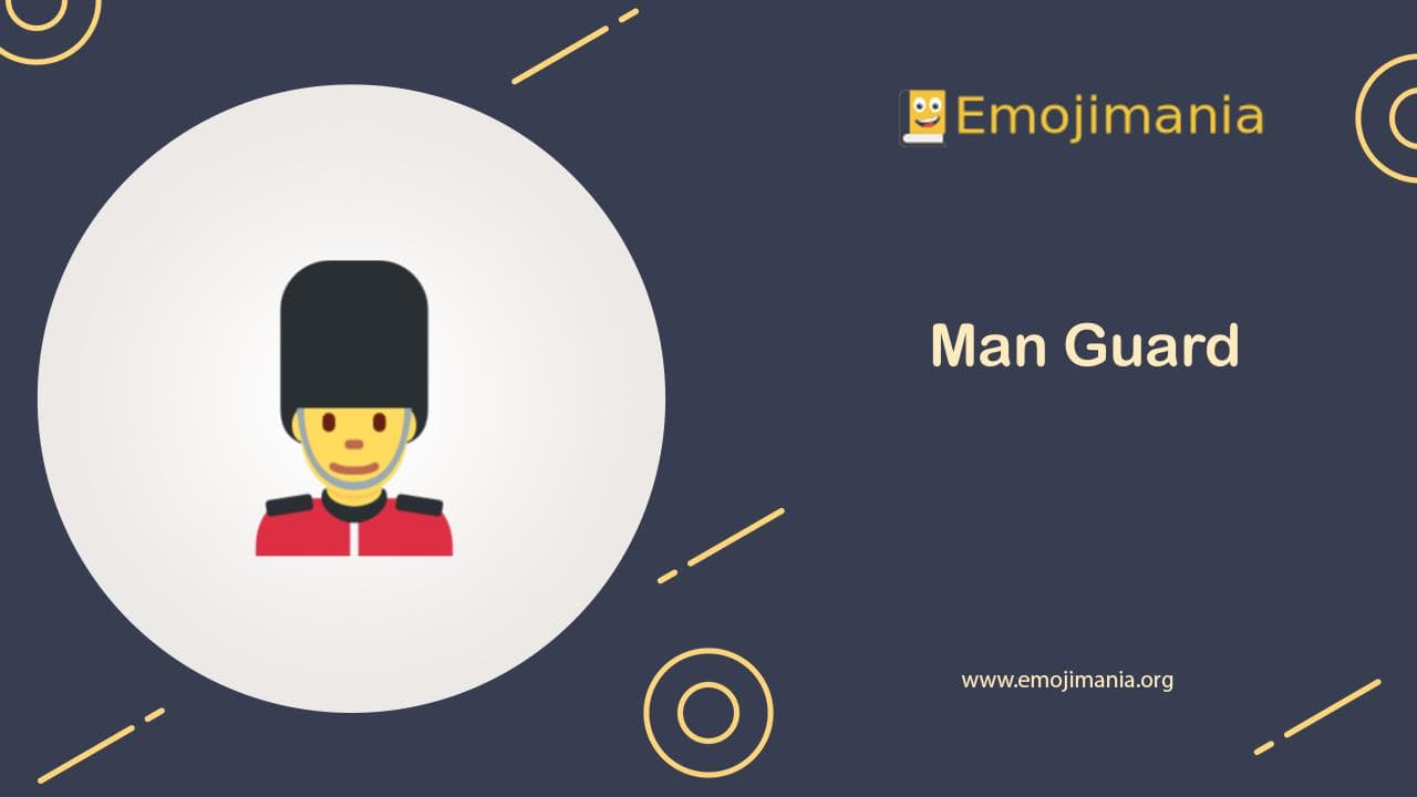Man Guard Emoji
