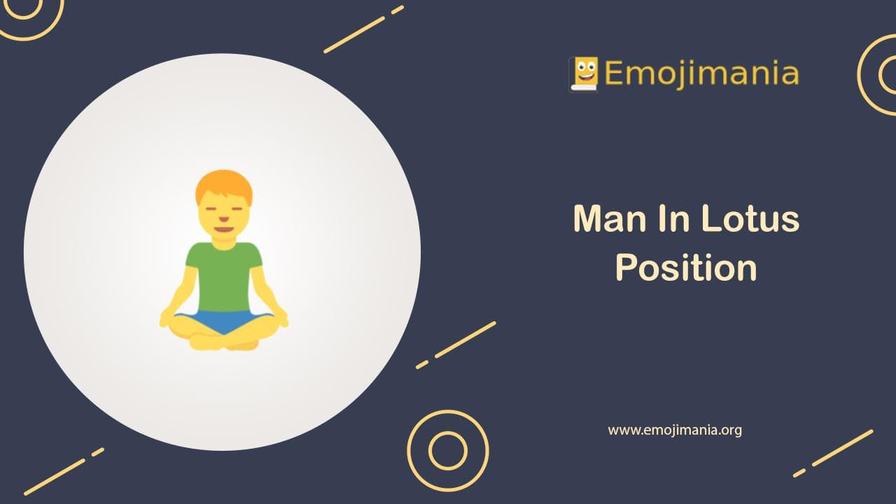 Man In Lotus Position Emoji