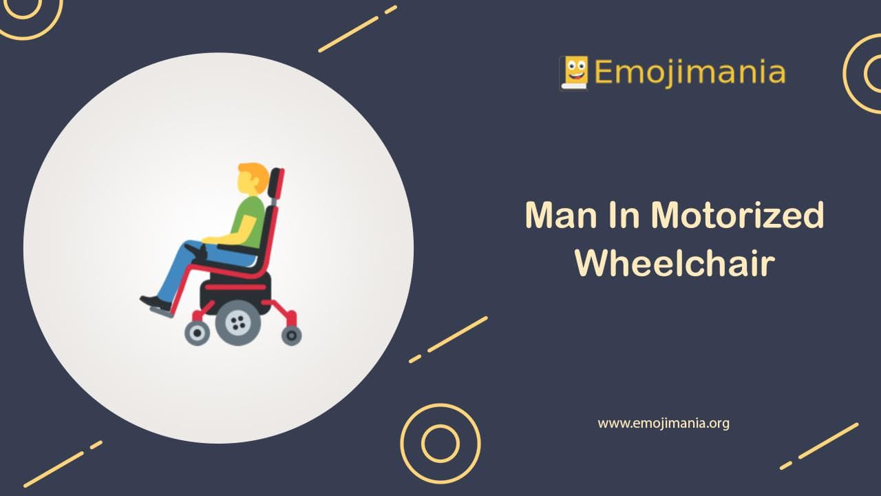 Man In Motorized Wheelchair Emoji