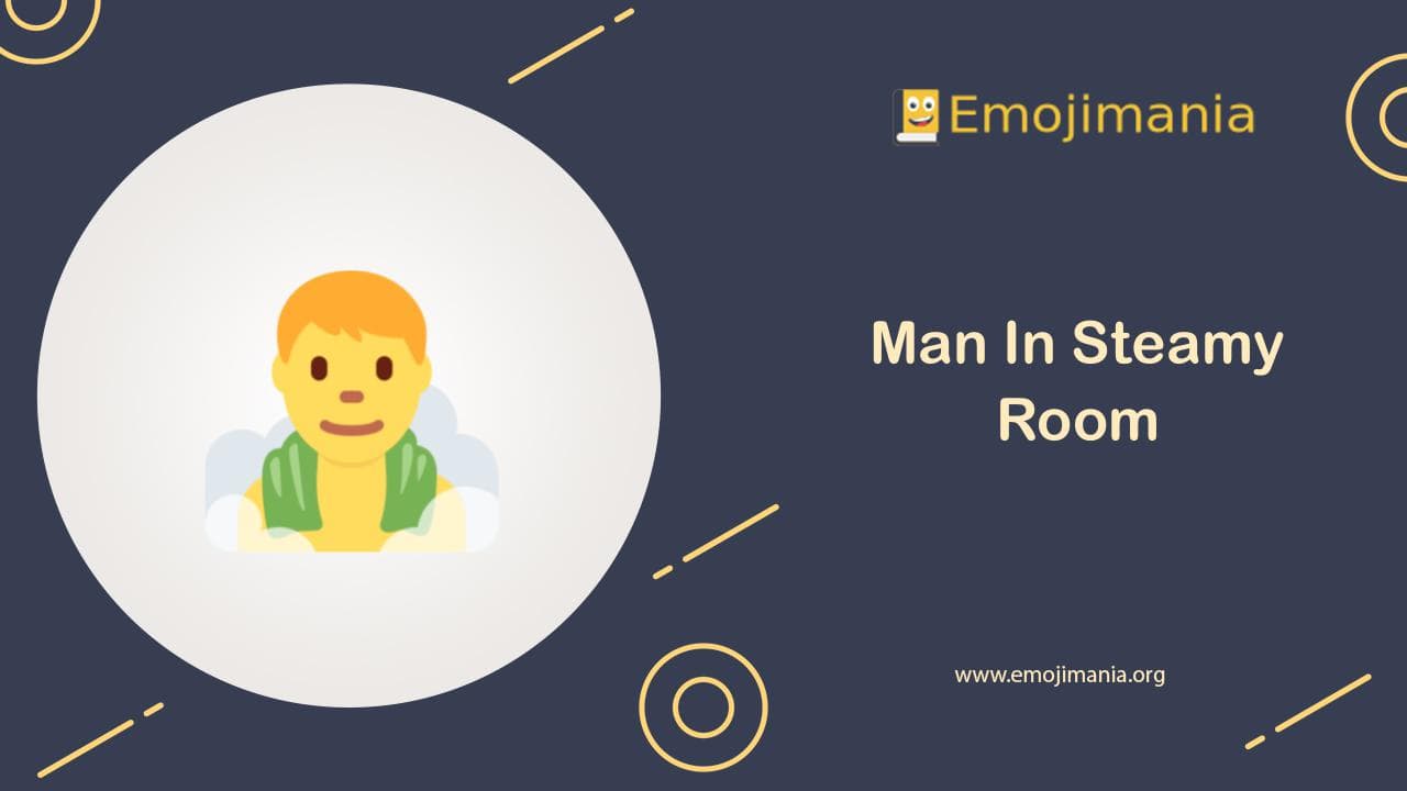 Man In Steamy Room Emoji