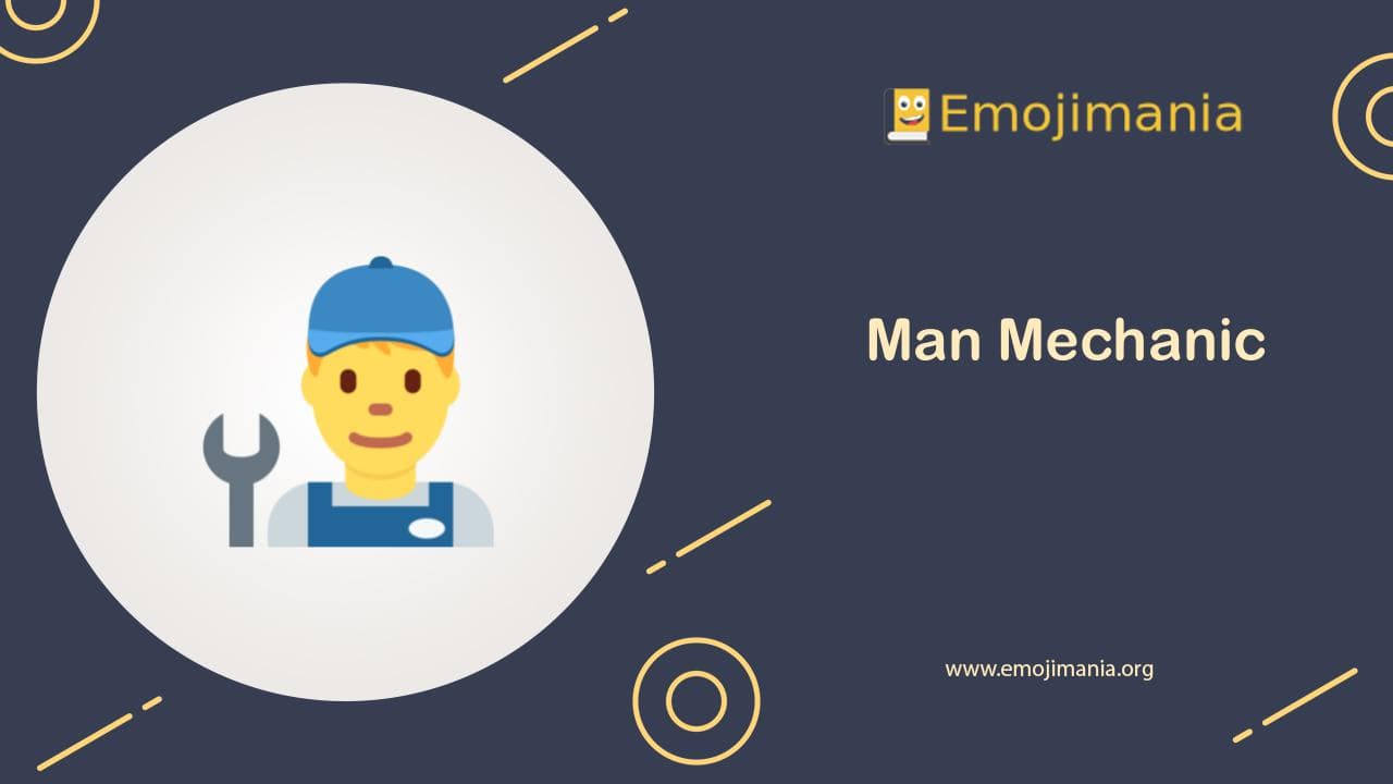 Man Mechanic Emoji