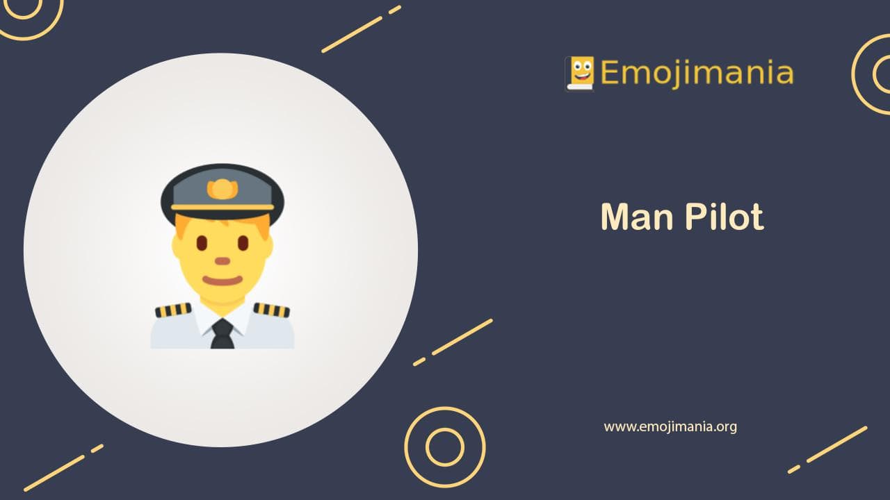 Man Pilot Emoji