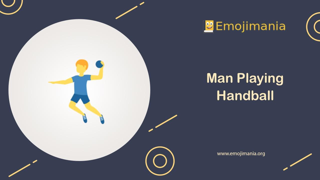 Man Playing Handball Emoji