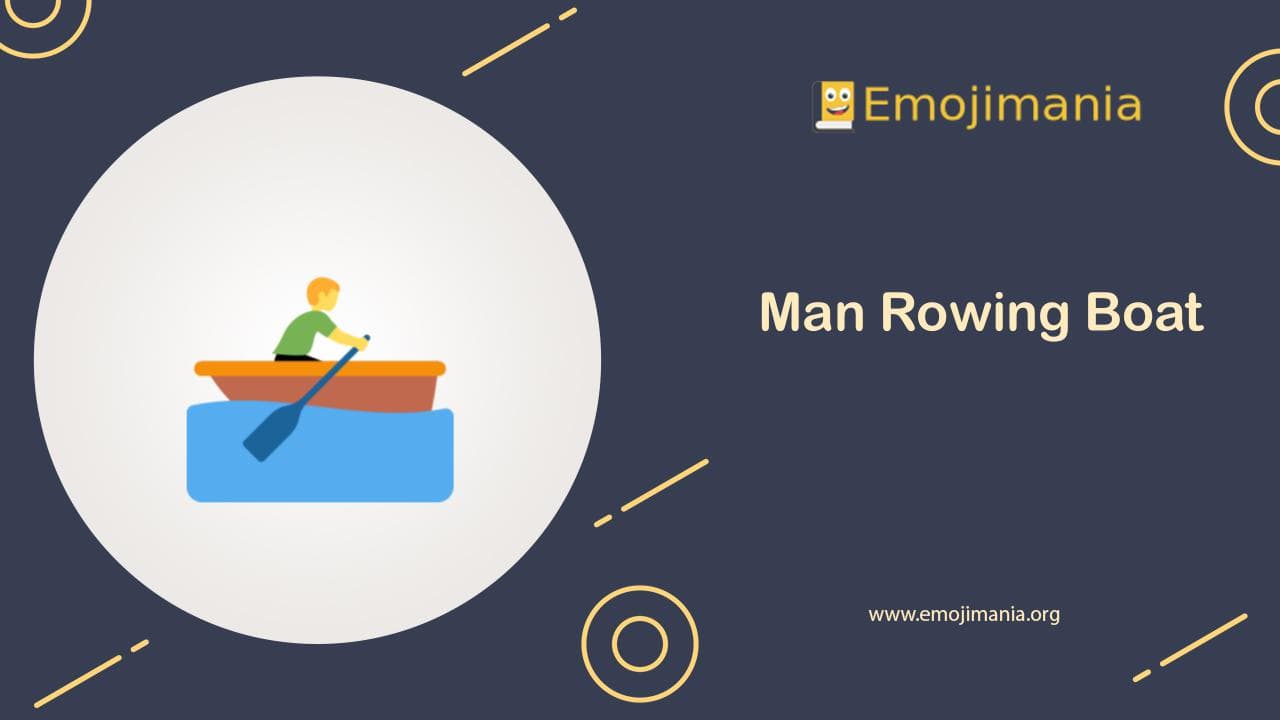 Man Rowing Boat Emoji